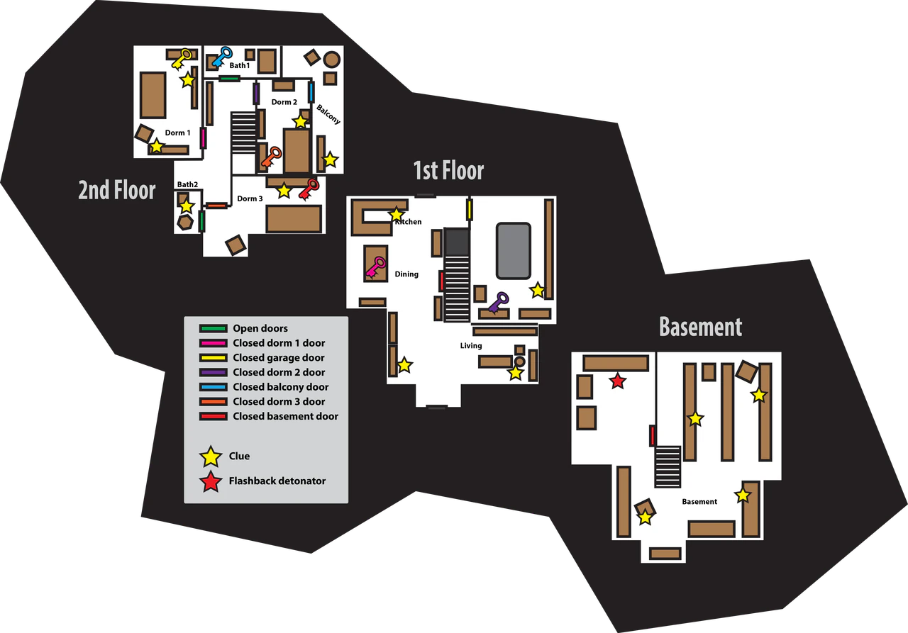 Abduction house floor plan.